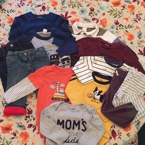 Lot of 12, Gymboree, Baby Gap,  12-18 18-24